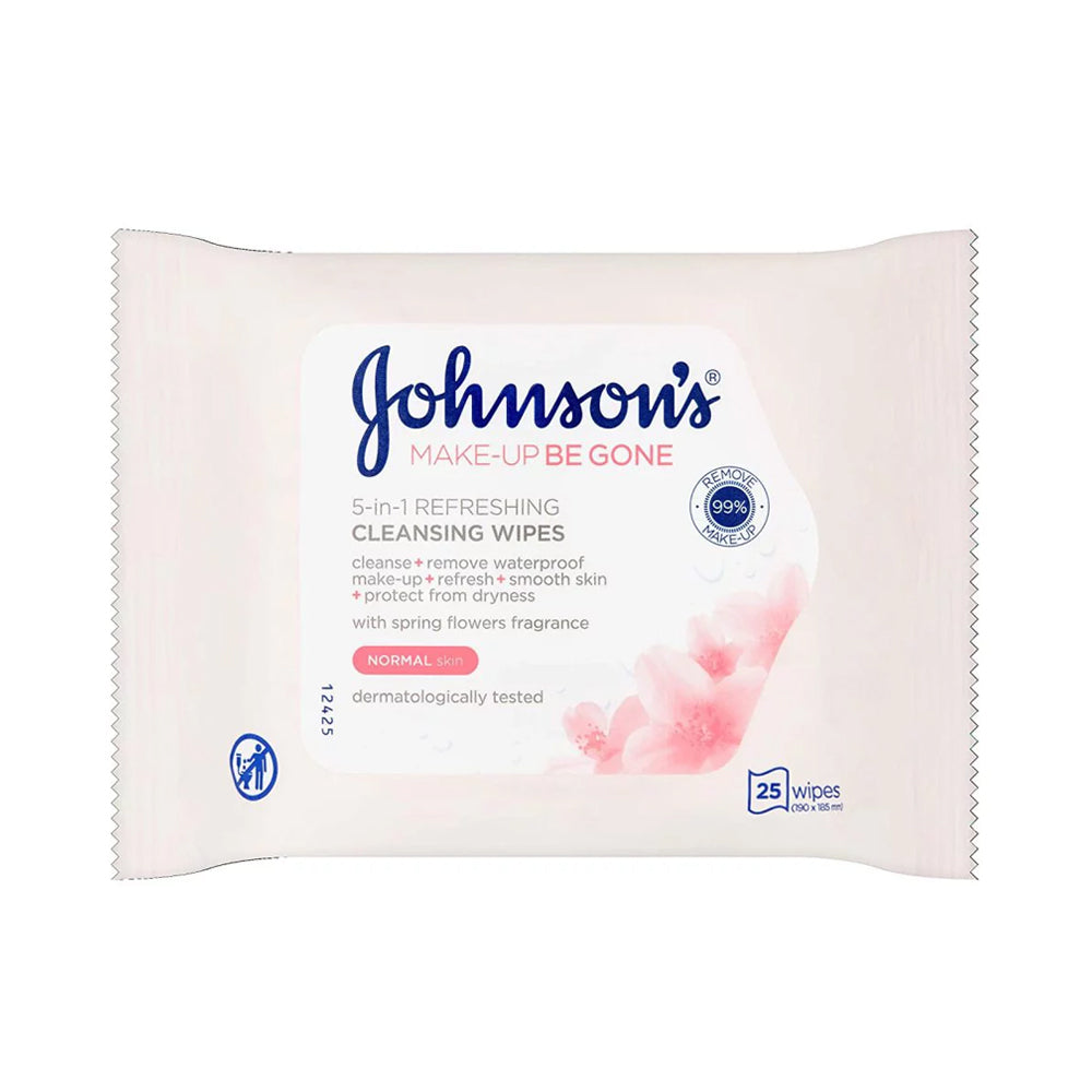 Johnson's Make-Up Be Gone Refreshing 25 Wipes